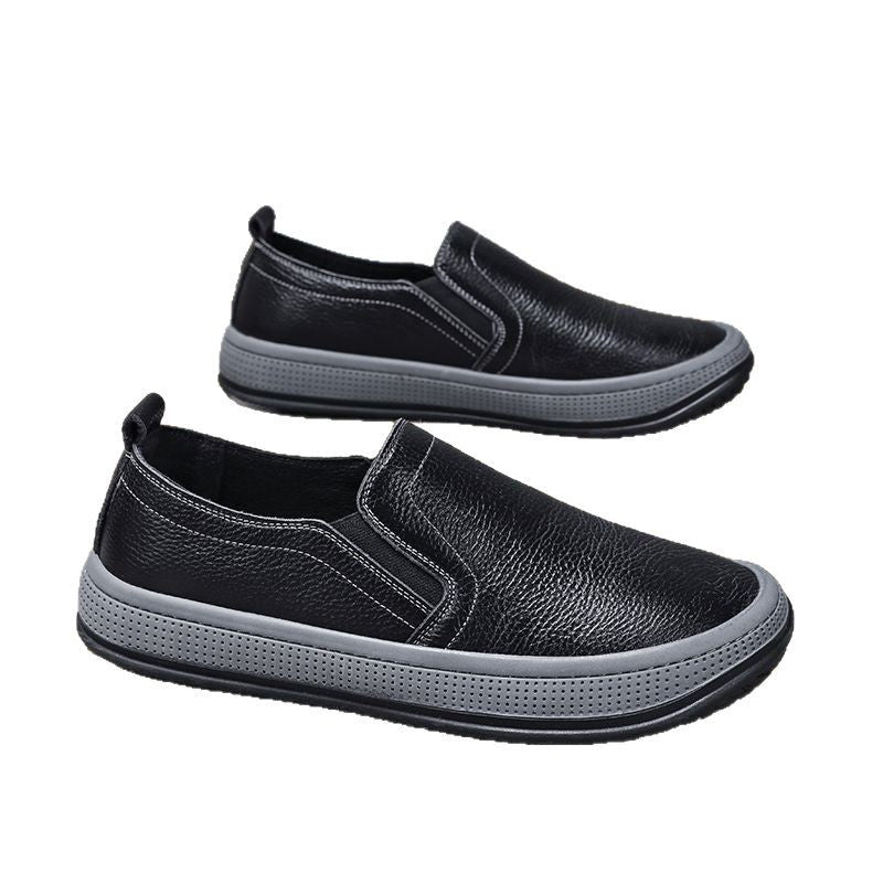 Men's shoes with a soft sole and a soft upper