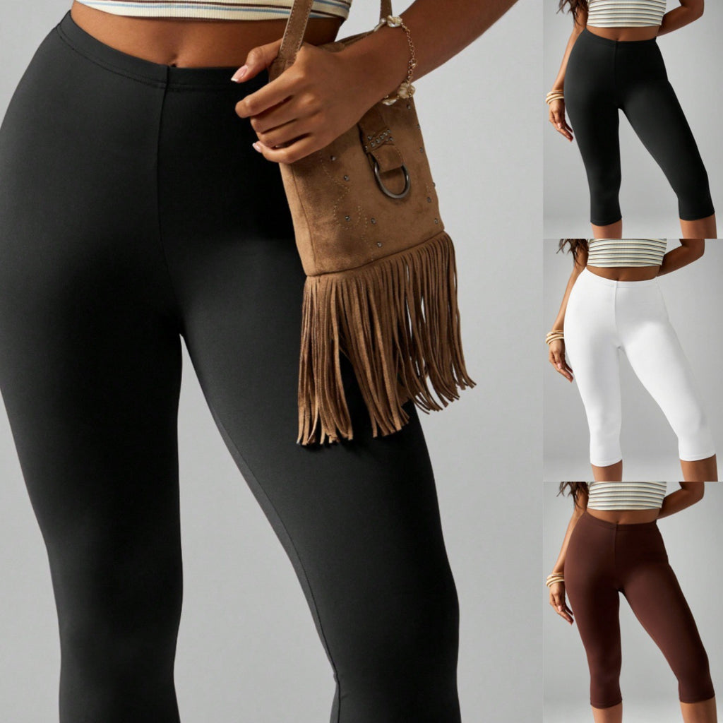 Pantalons élastiqués pour femmes