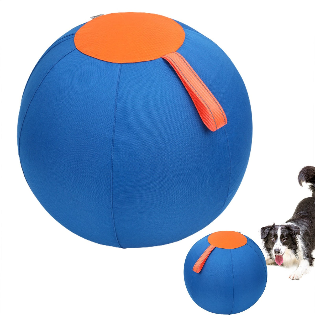 45cm Grand poids résistant à l'usure Gonflable Herding Ball jeu de graisse pour chiens jouer