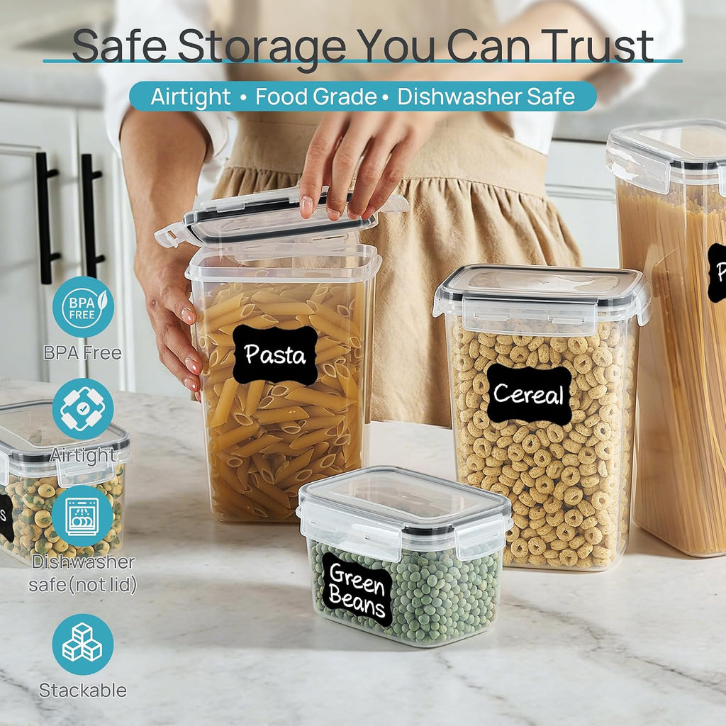 Conteneurs hermétiques de stockage des aliments avec lids