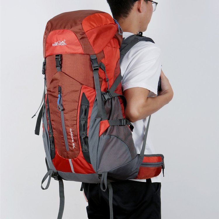 Grande capacité sac à dos 70L Sports de plein air Sac d'alpinisme extérieur