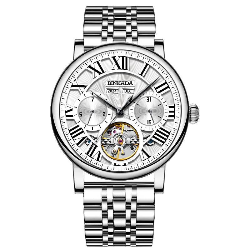 Men's Automatic Multifunction Mechanical Waterproof Watch
