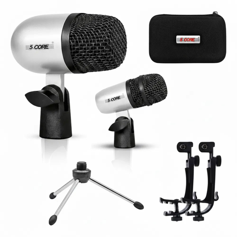 5 Core Conga Mic Snare Tom Set Professional XLR Cardioïde Condenseur Instrument Microphone K
