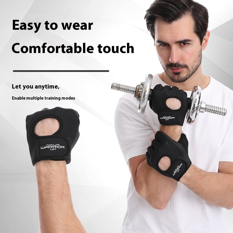 Gants de fitness à moitié doigts pour vélo sportif