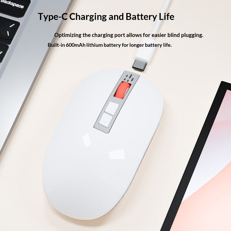LF05 Wireless Bluetooth Mouse Une souris vocale intelligente AI de bureau à trois modes