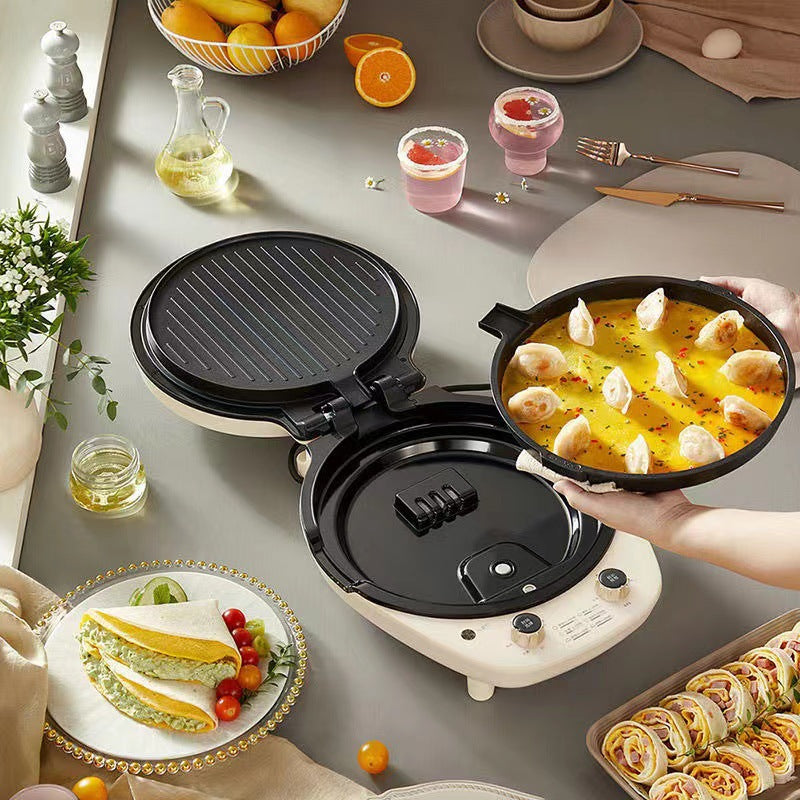 Ménage Chauffage double-sidable Détachable et lavable fabricant de crêpes électriques