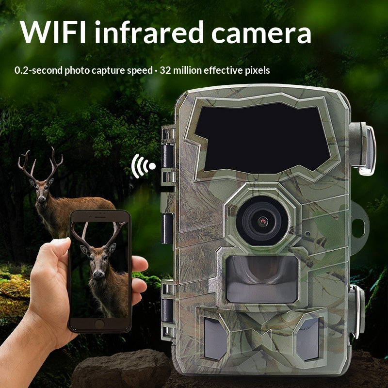 Caméra de chasse Wi-Fi pour la recherche scientifique en plein air avec surveillance activée par mouvement