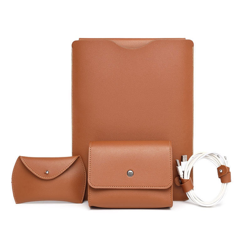 Lock Edge Notebook Leather Bag