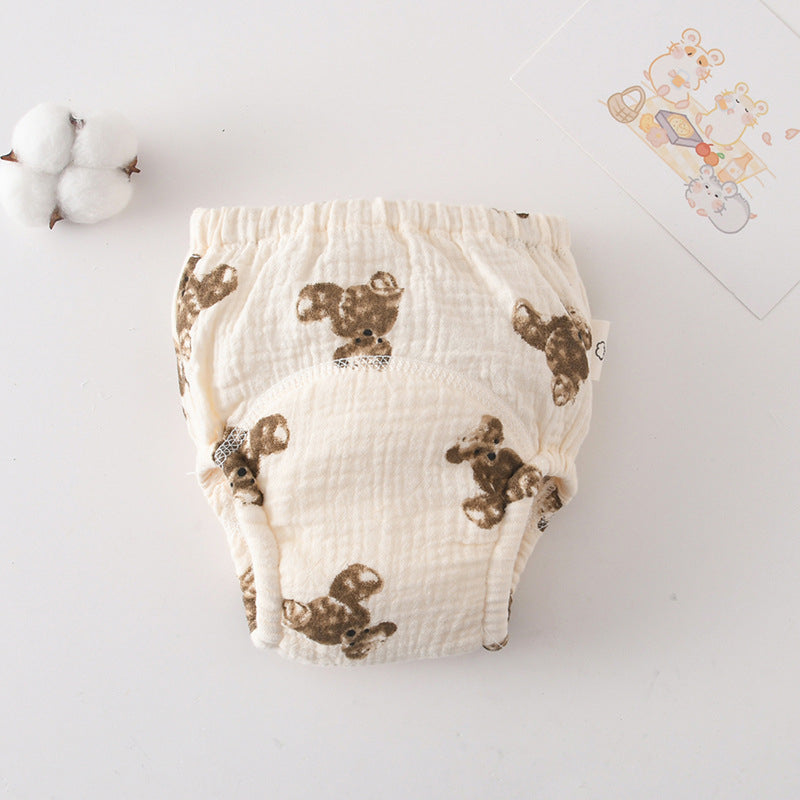 Corean Gauze Cotton Baby's Ring Urine Waterproof pour prévenir les fuites de piège d'entraînement d'urine
