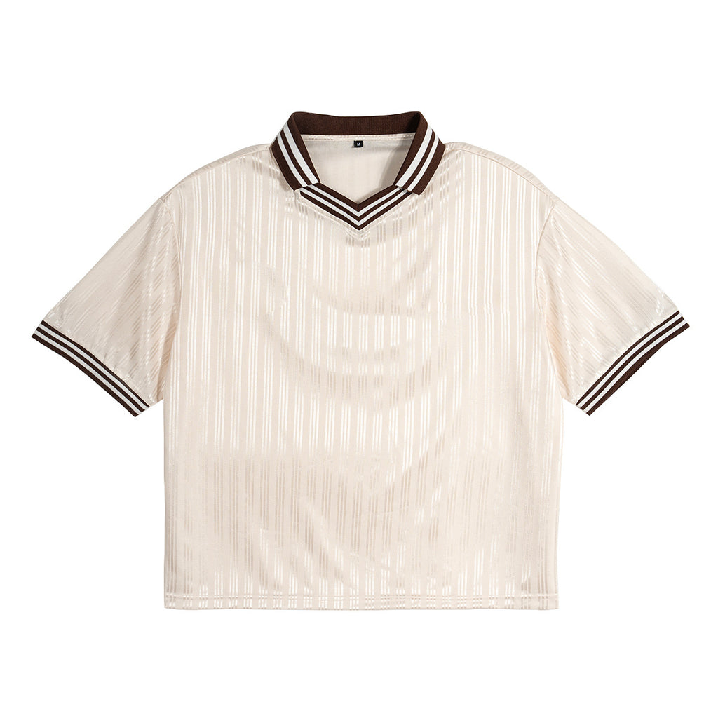 Men's V-neck short-sleeved T-shirt