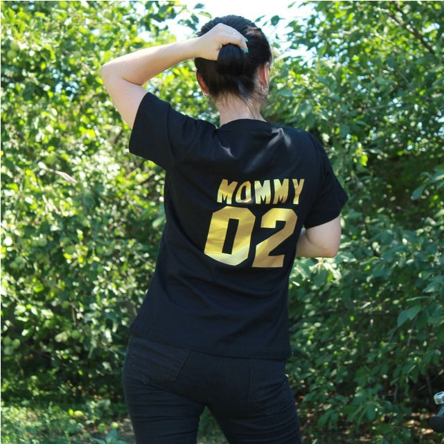 T-shirt à manches courtes pour parents et enfants