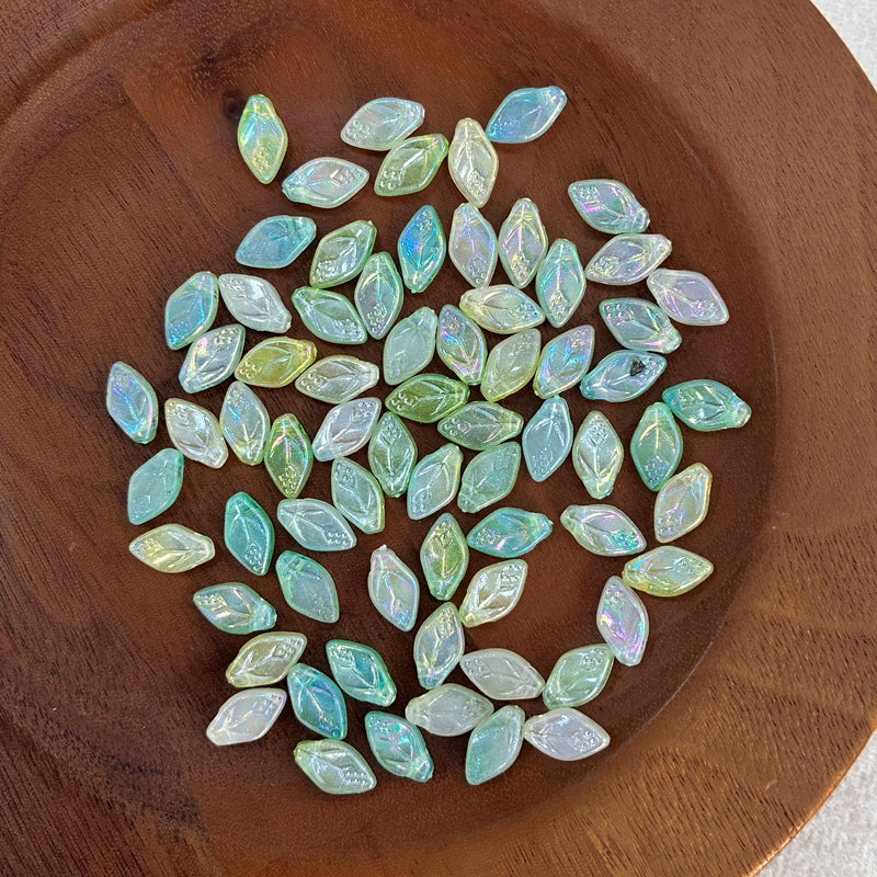 Perles lisses en acrylique bitones foncées