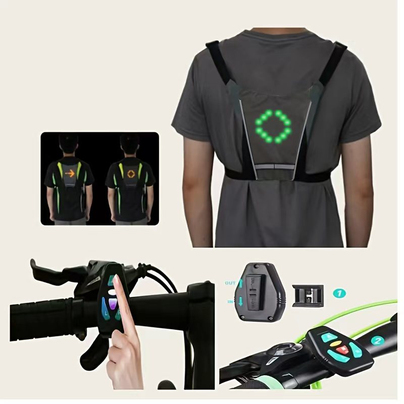 Vestes de sport LED pour la course en plein air et le cyclisme