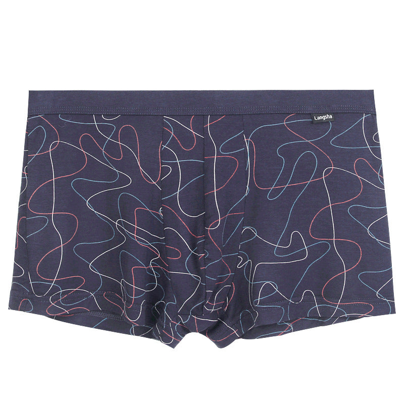Short respirant imprimé pour hommes