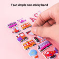 Stickers Bubble Cartoon 3D pour Enfants Récompense