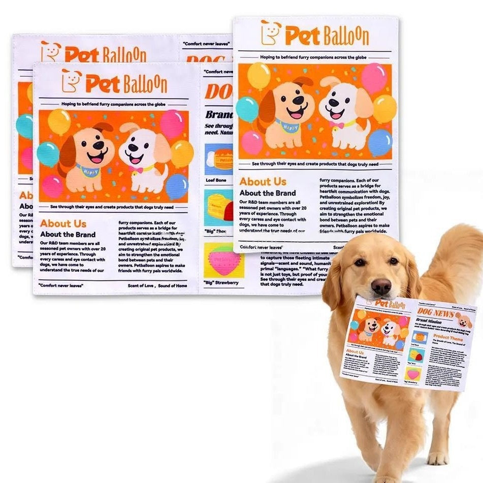 Durable Pet-friendly Newspaper Design Convient pour le Chewing