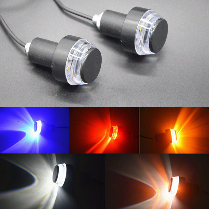 Terminal de poignée de moto 12LED Indicateur de virage bicolore