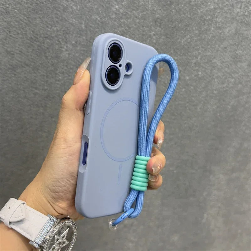 Boîtier de téléphone à aspiration magnétique en silicone