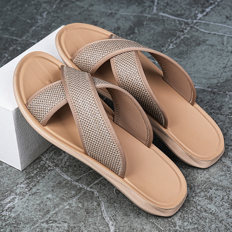 Comfortable, sturdy, and non-slip flat summer sandals