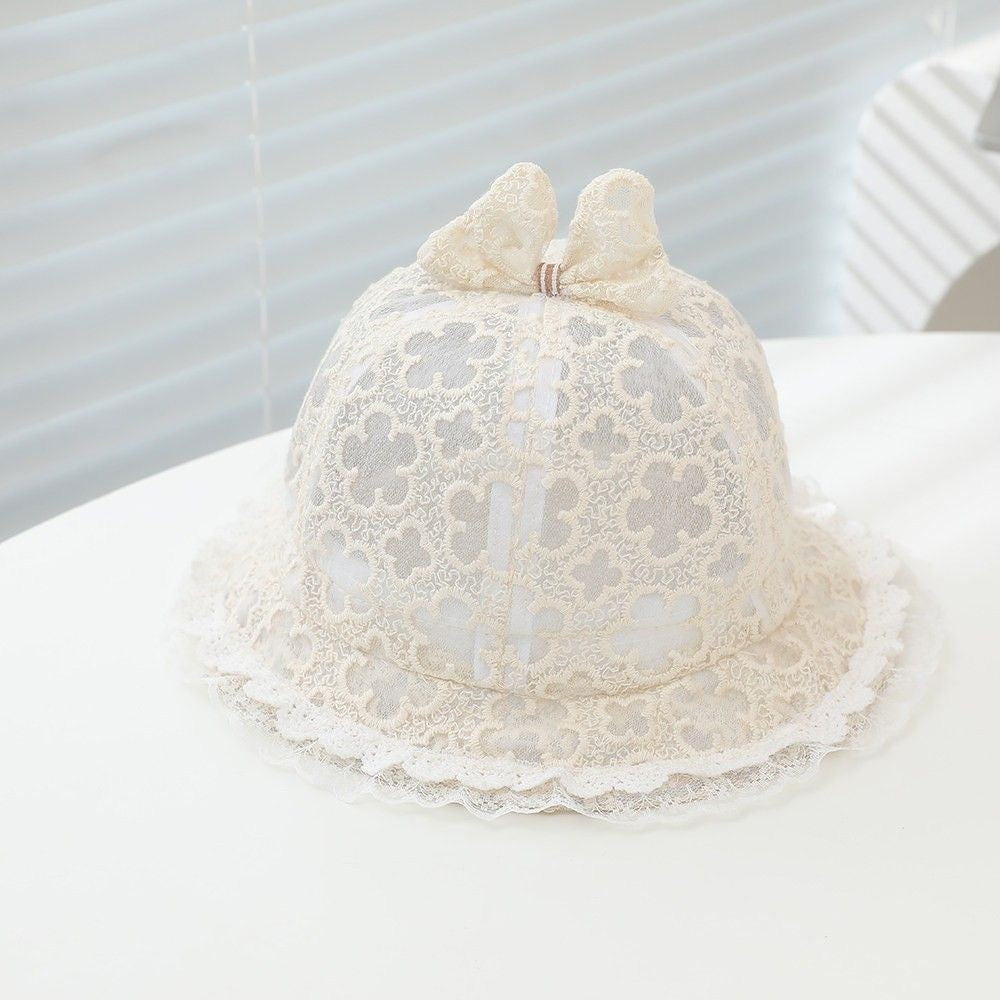 Fleur et Bow entièrement imprimées en dentelle pour enfants