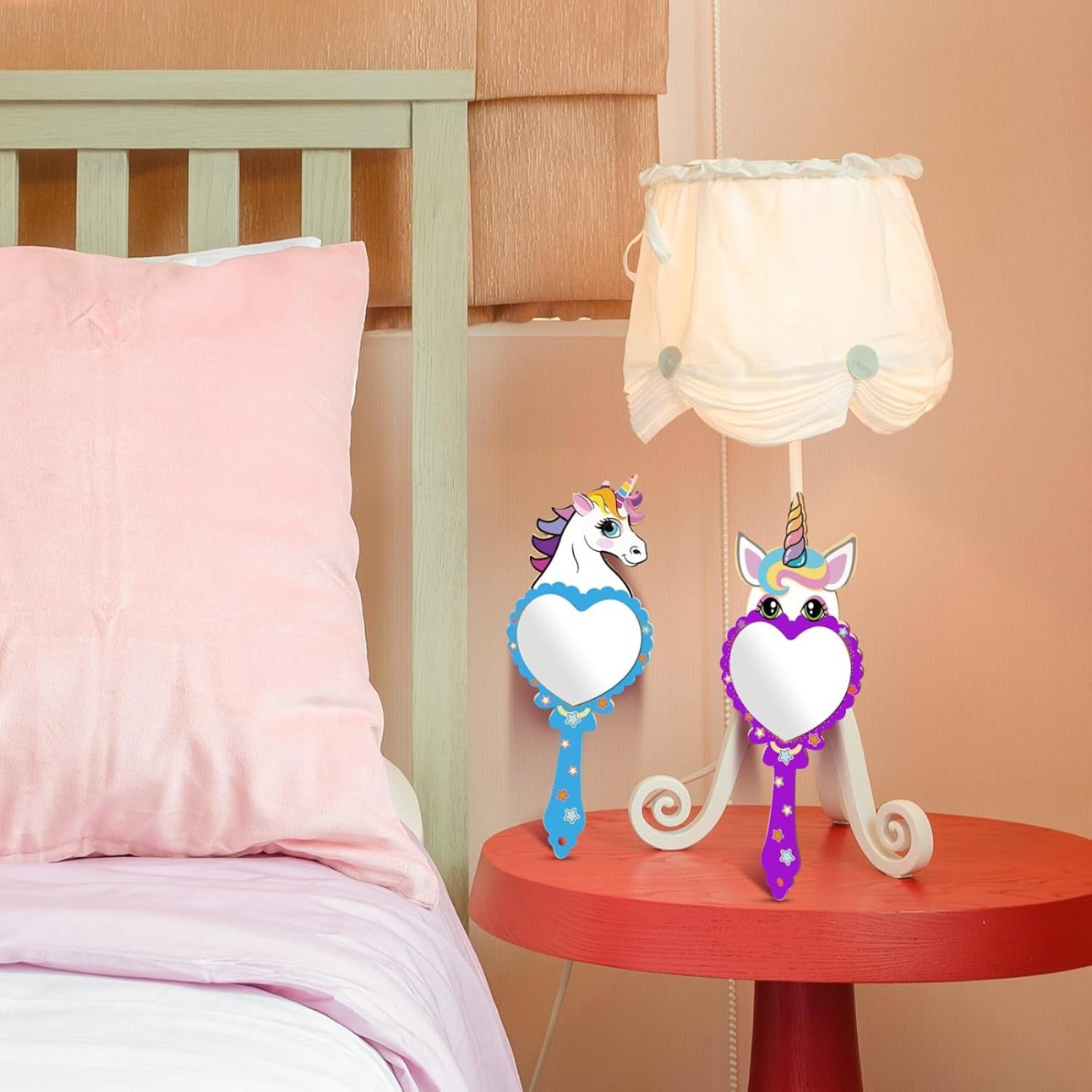 Kit bricolage 22 pièces pour miroirs Licorne