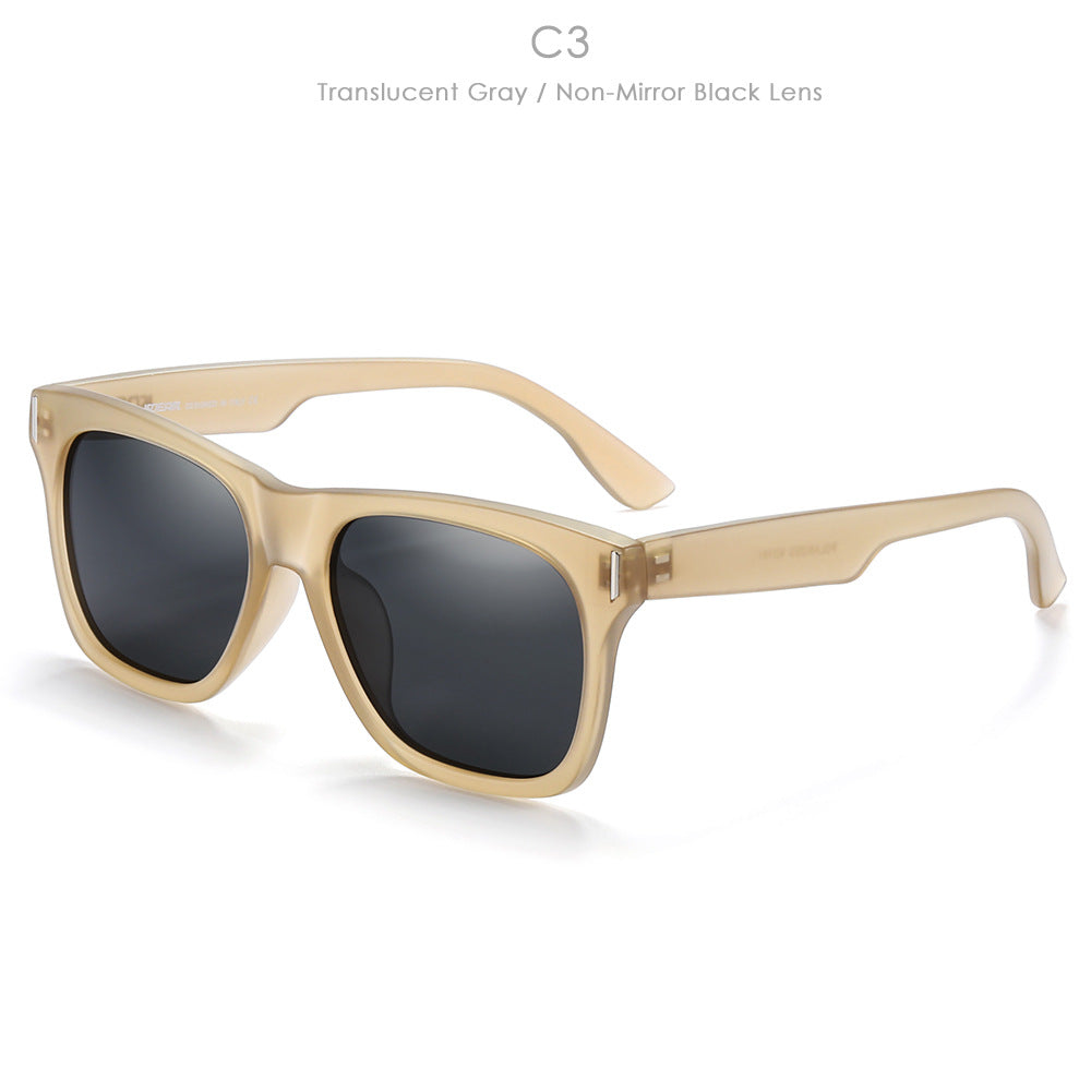 Lunettes de soleil polaires carrées classiques Unisexe