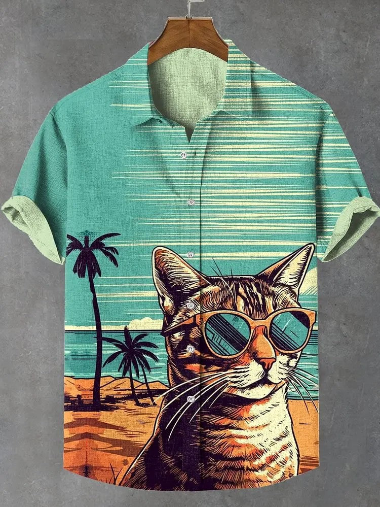 Chemise de plage 3D pour homme