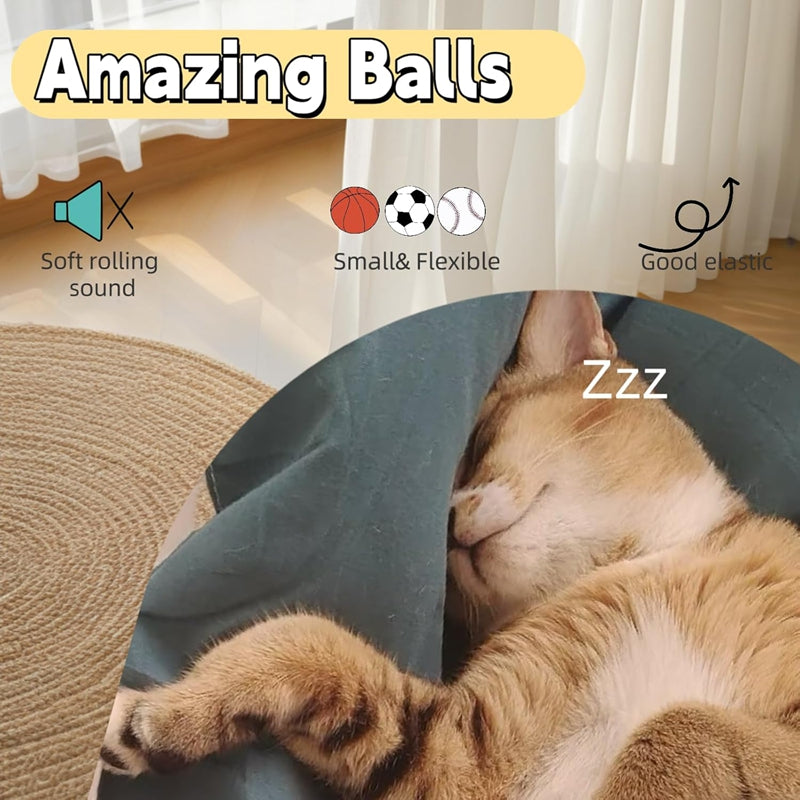 Jouets pour chats, Balles d'autodivertissement, Boules gonflables en plumes, Jouets pour chats, Jeu d'autodivertissement pour chats