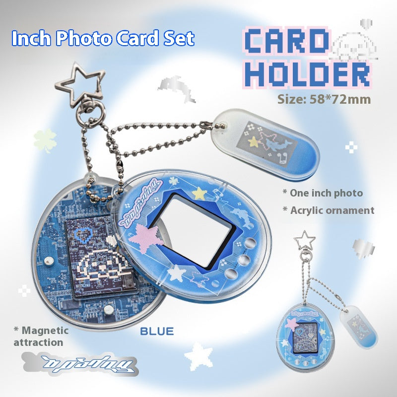 American Retro Pendentif Star-chasing Mini Camion Mini Porte-carte