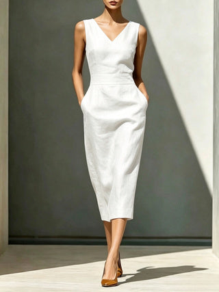 Femmes Mode Robes de couleur solide