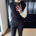 Léger luxe Business-casual Knit Vest