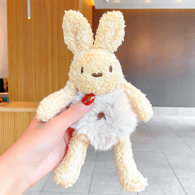 Cute Plush Circle Scalp Band Tie Ponytail Coiffure