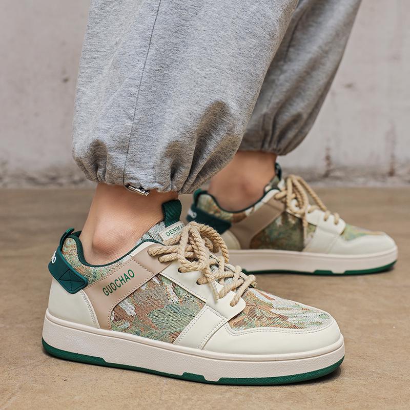 Sneakers hommes Automne et été Niche Design Trendy Casual All-matching Student peinture à l'huile