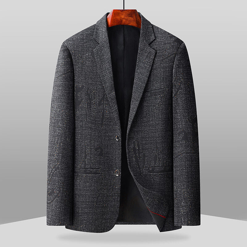 Homme Solid Couleur Business-style papas Veste fine