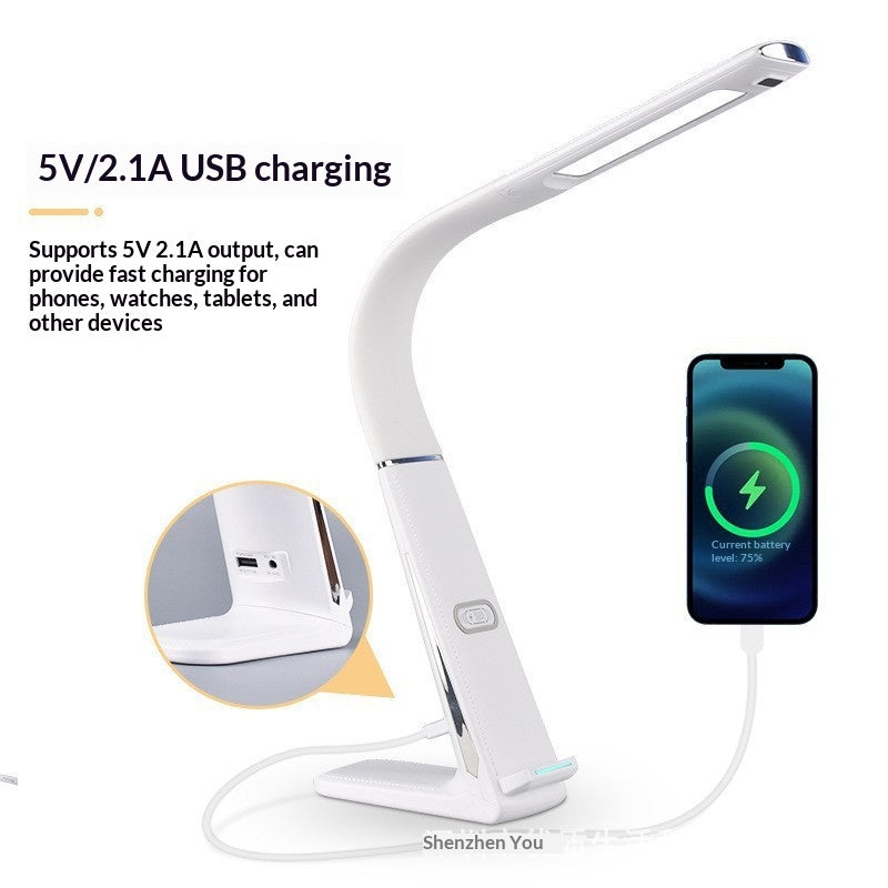 Lampe de table de chevet avec sortie intégrée