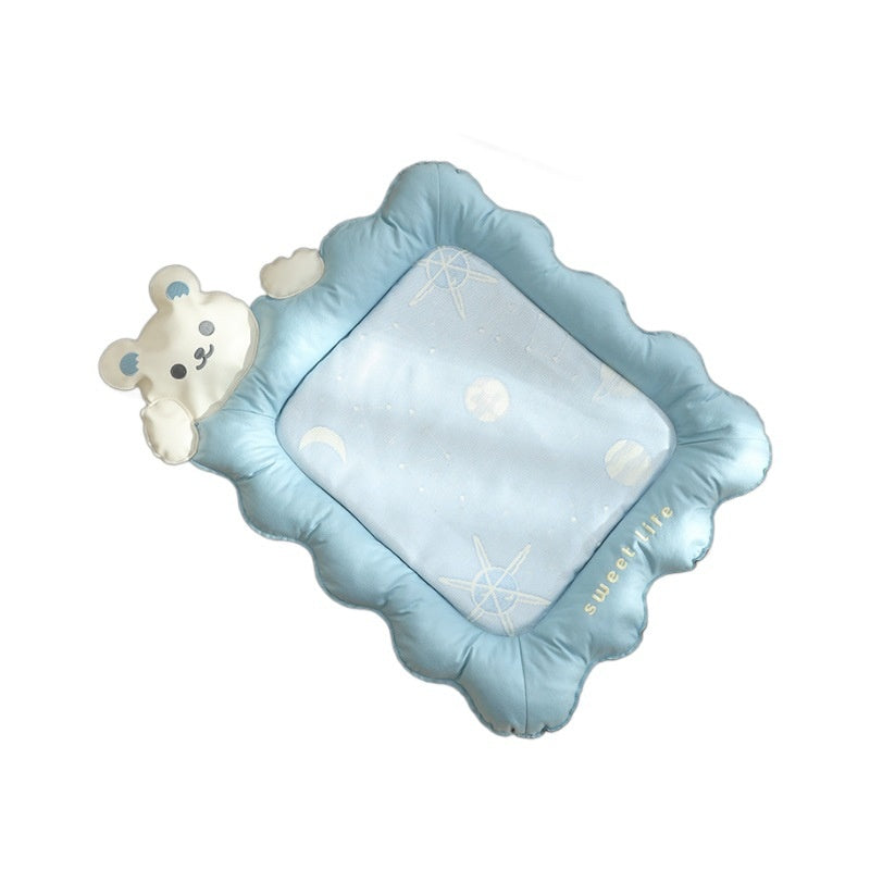 Summer Cooling Dog-Shaped Cooling Mat for Sleeping