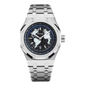 Montres homme imperméable Bracelet en acier lumineux Quartz