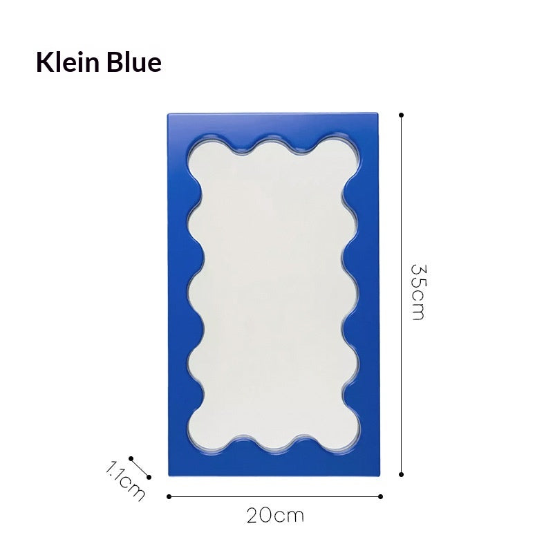 Square Wave Pattern Vanity miroir mur miroir entrée miroir