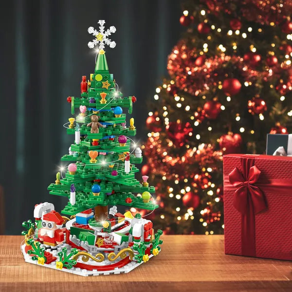 Christmas Tree Building Toy - 701 Pcs with 24-Day Calendar