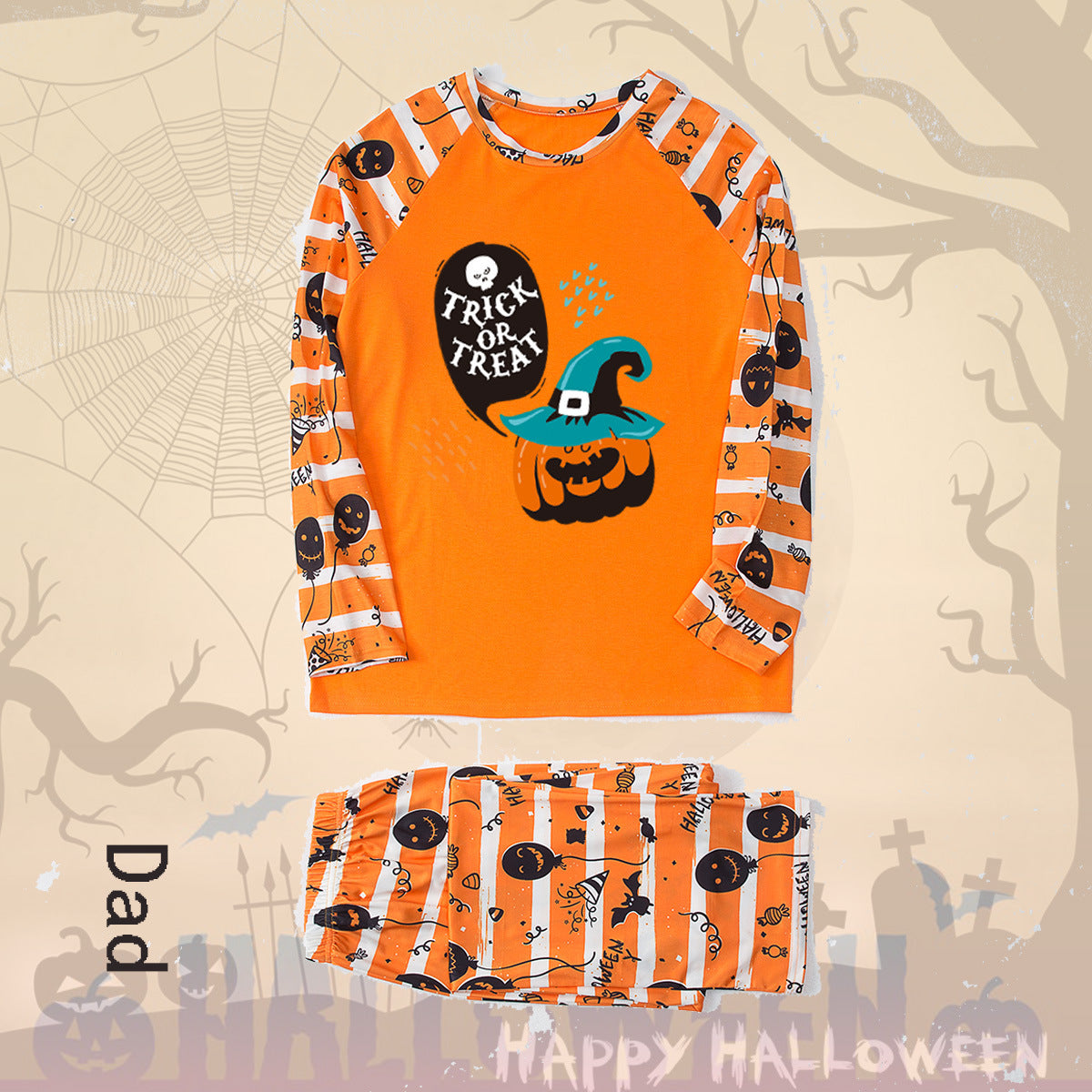 Halloween costume Parent-enfant Pyjamas de maison