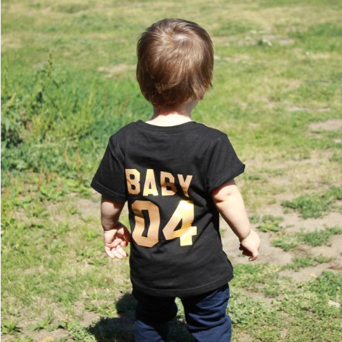 T-shirt à manches courtes pour parents et enfants