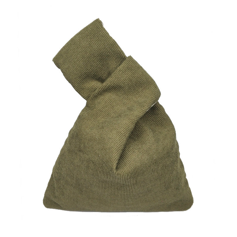 Tissu de style japonais Mini Corduroy Wrist Bag