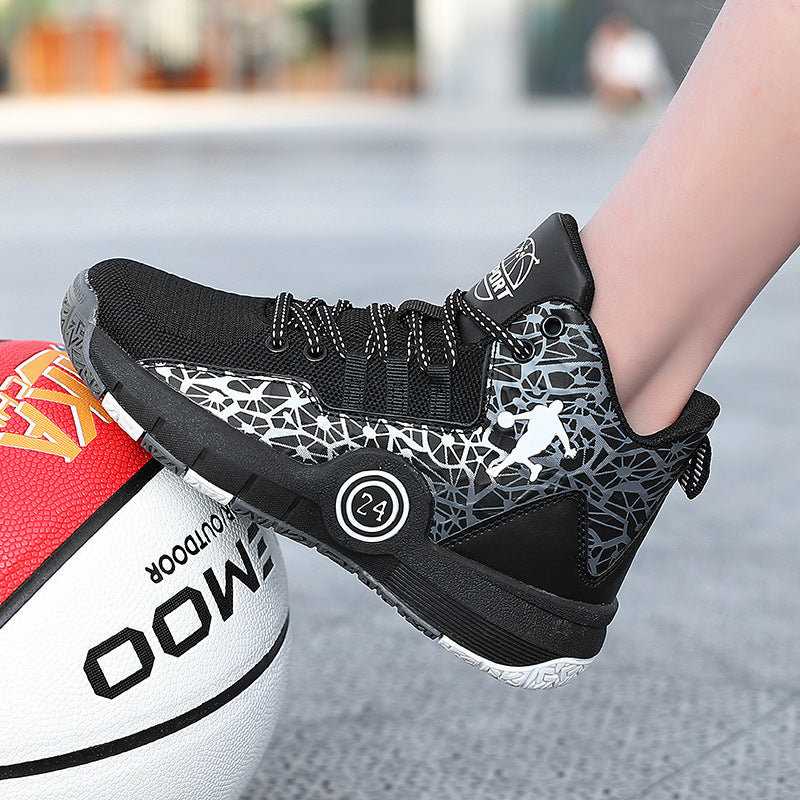 Garçons Mesh Respirant Durable Casual Basketball Sneakers