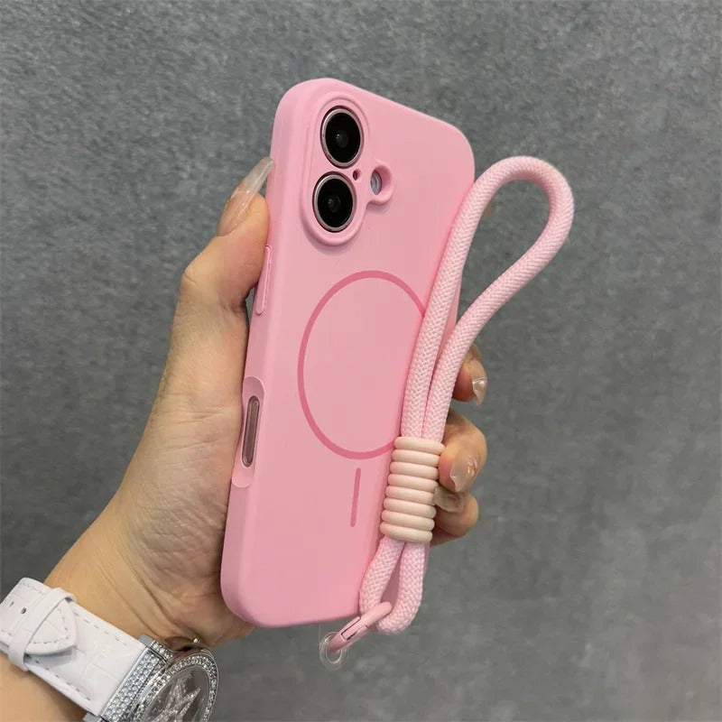 Boîtier de téléphone à aspiration magnétique en silicone