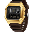 Fashion Square Waterproof Electronic Watch Multifonctionnel Student Sports Watch