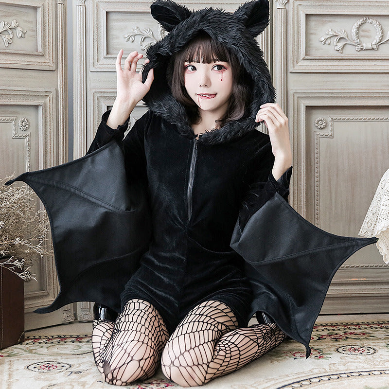 Costume de carnaval Bat Demon Animal Party pour les performances de jeu de rôle