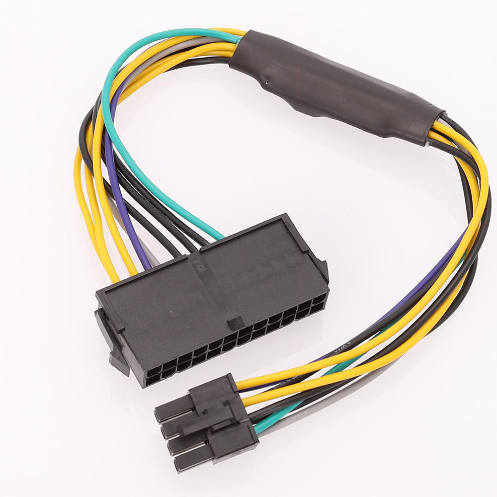 Convient pour Optiplex 3020 7020 9020 8 broches câble d'alimentation ATX 24P à 8P ligne