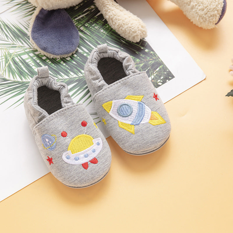 Bébé Soft Bottom Chaussures pour tout-petit 0-1-2 ans Vieux Garçons et Filles Mode Accueil Non-dérapant