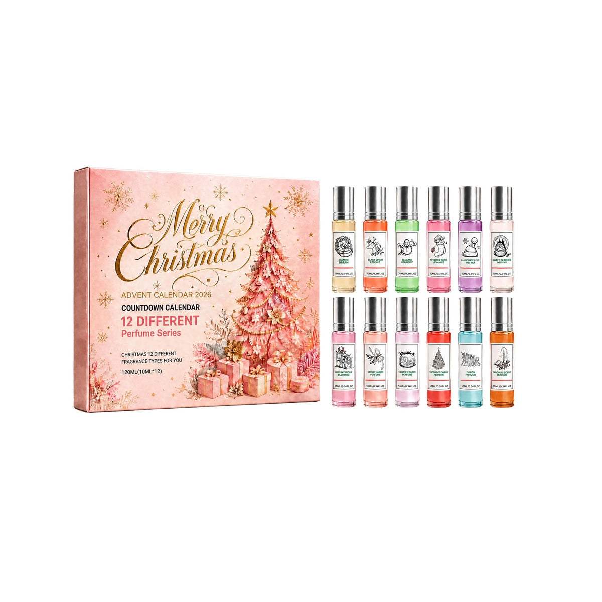 Boîte cadeau de parfum de Noël