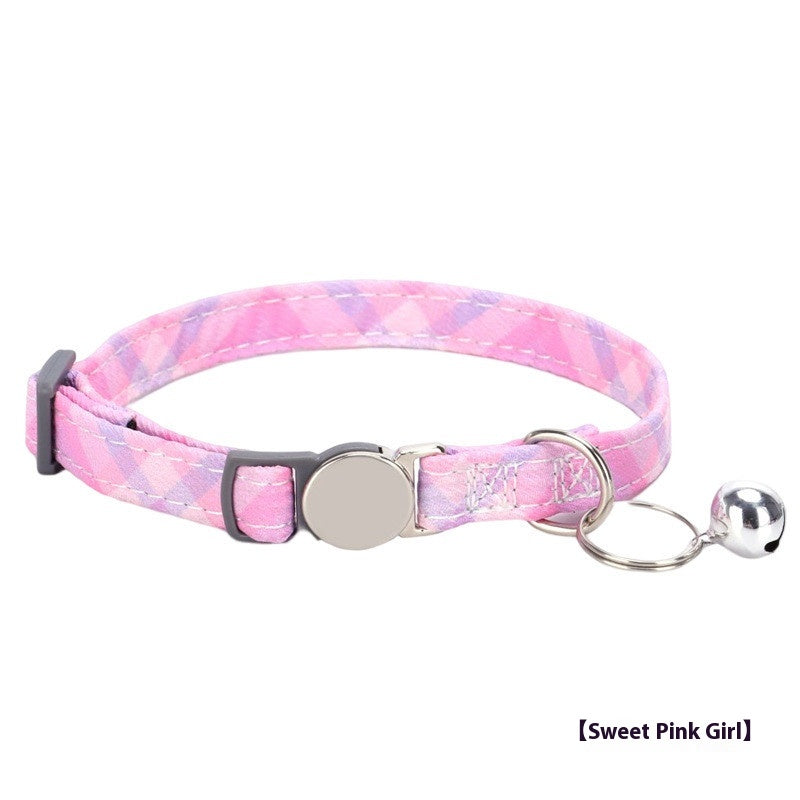 Bohème doux petit collier de chat floral